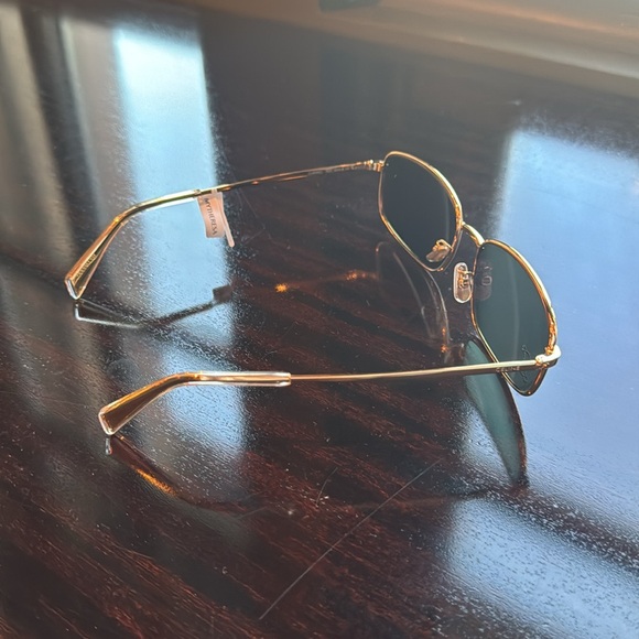 CELINE EYEWEAR Triomphe Rhinestone 02 rectangular sunglasses - Picture 6 of 6